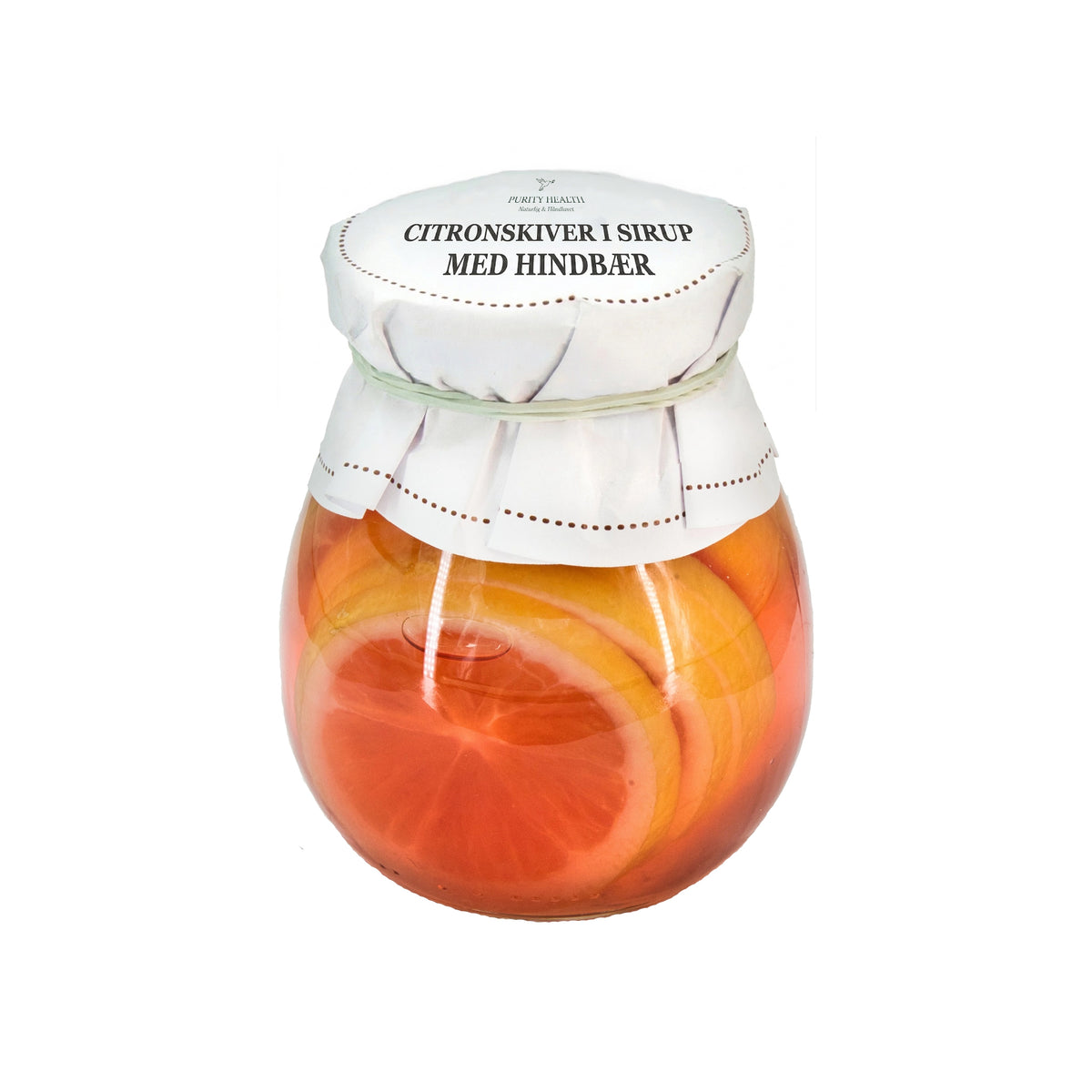 Citroner i Hindbærsirup – Håndlavet (260g)